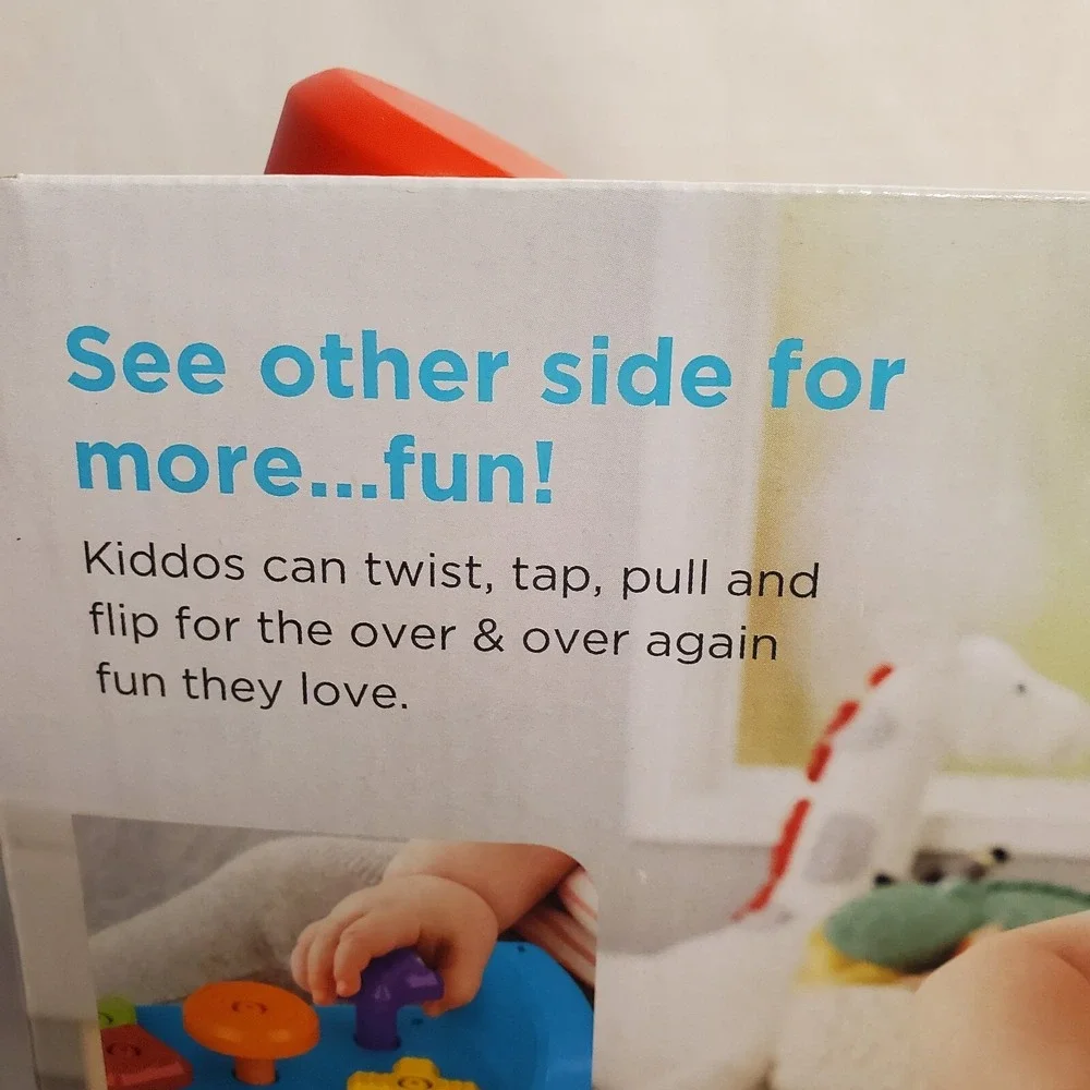 FISHER PRICE Tap and Turn Bench New in Original Packaging. 12M+ Learning Toy